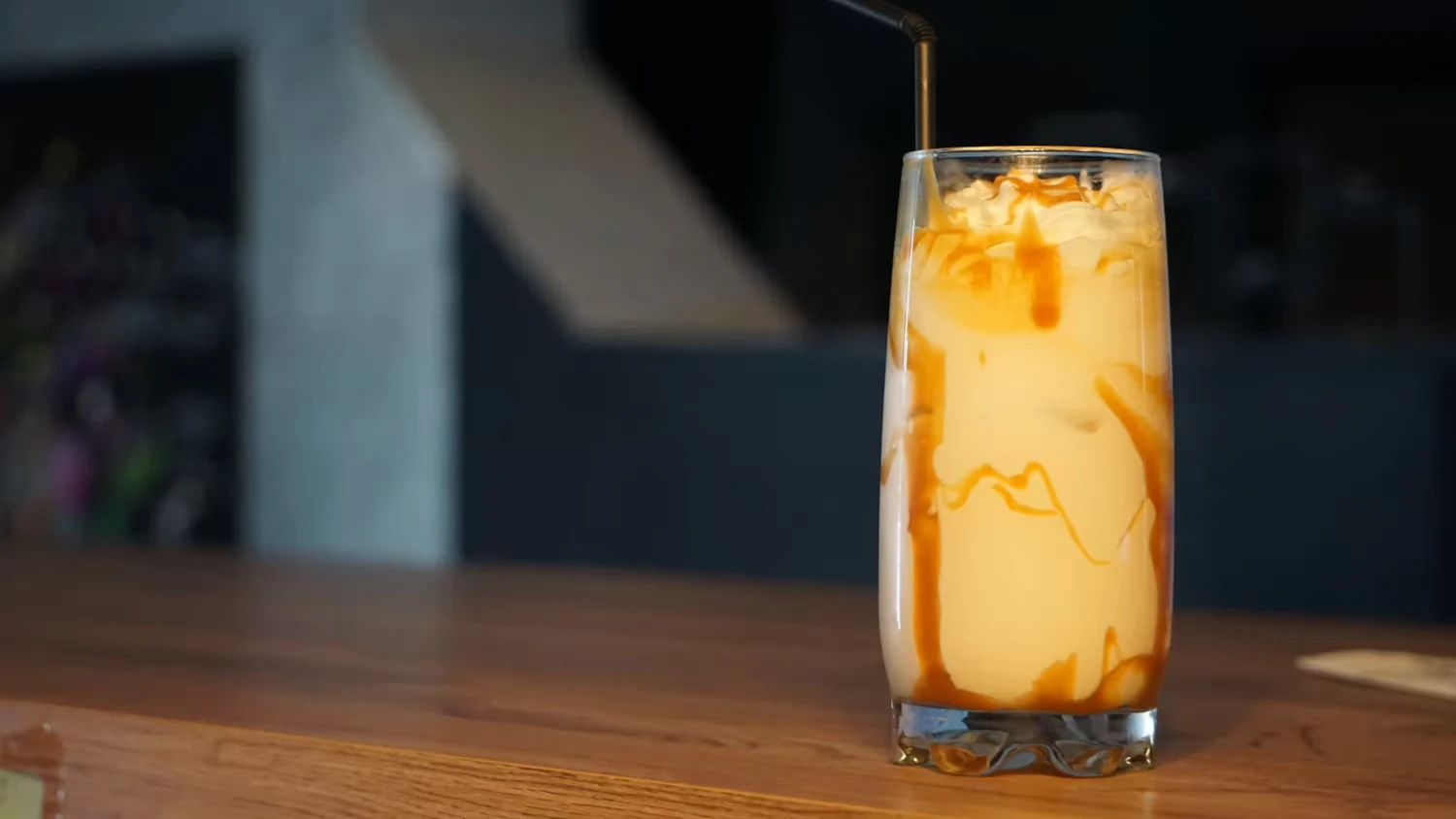 a glass with coffee specialty